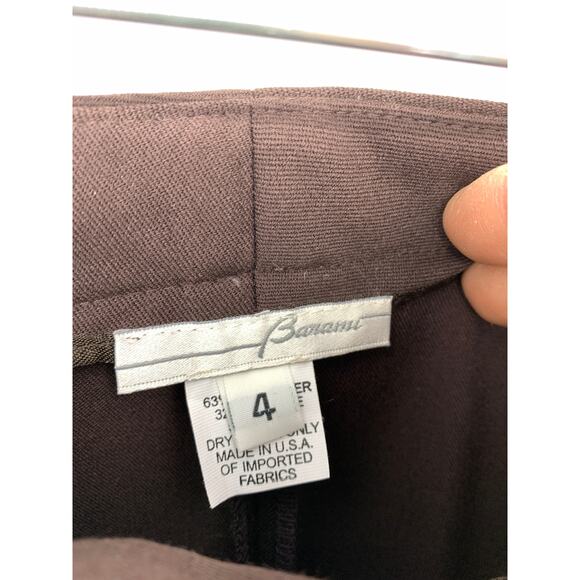 Vintage Barami 2 Piece Pant Suit Set Womens Size 26 Chocolate Brown Straight Leg - Picture 11 of 12